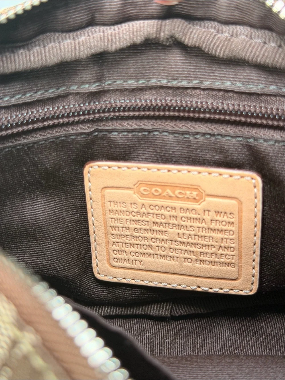 COACH Signature Canvas Belt Bag